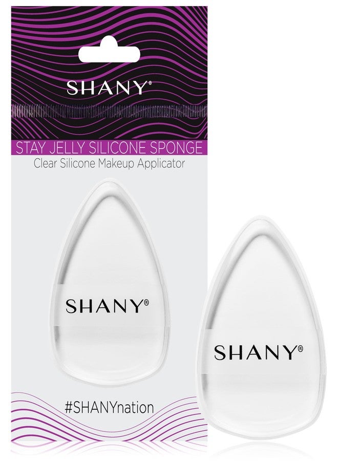 SHANY Stay Jelly Silicone Sponge - Clear & Non-Absorbent Makeup Blending Sponge for Flawless Application with Foundation - HOURGLASS - Image 5